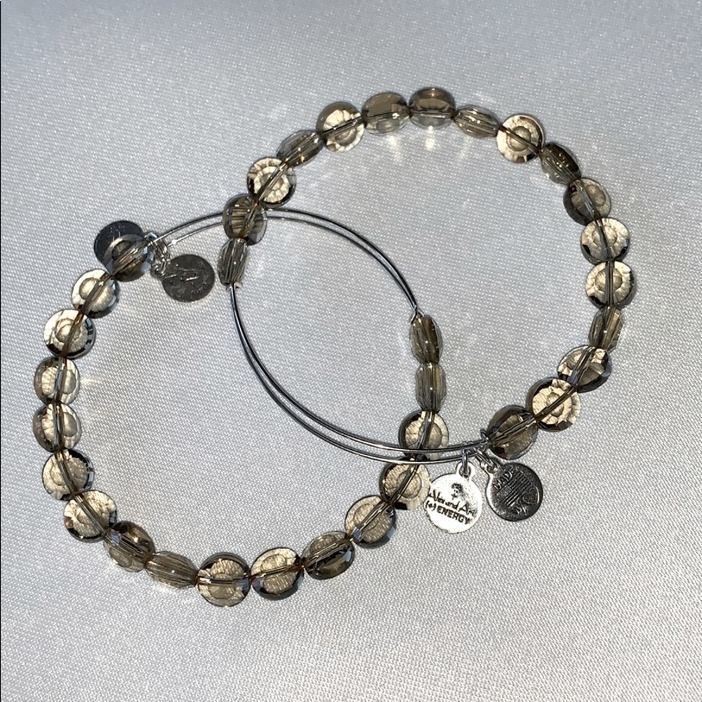 Set of beaded bangles